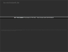 Tablet Screenshot of bc-eichstaett.de